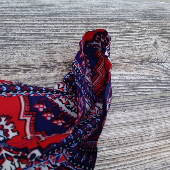 Printed Patterned Flowy Lightweight Stretchy Fashion Pants - Picture 11 of 12